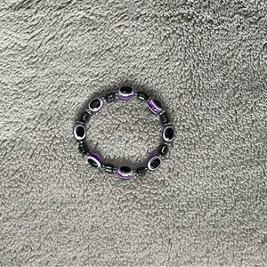 Purple Evil Eye Bracelet